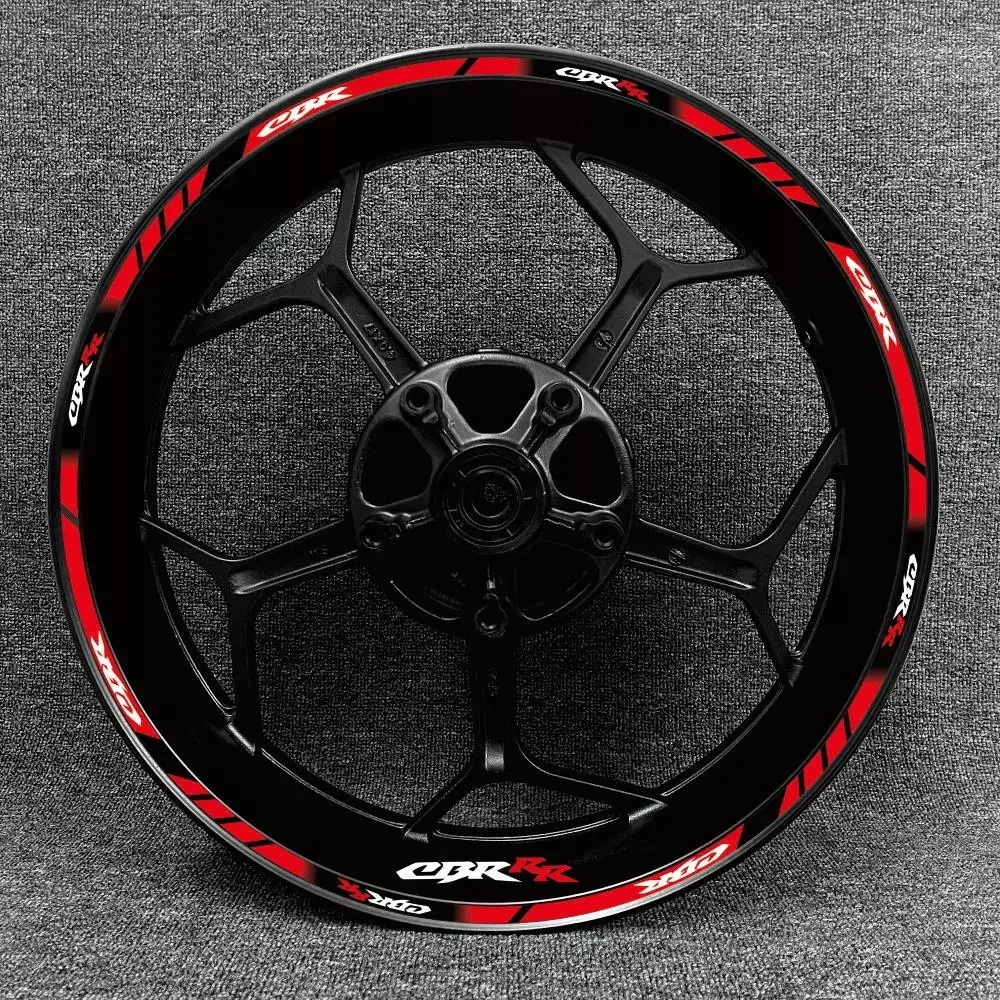 

NEW2023 For Honda Motorcycle CBR RR Series 17 Inch Rim Decal Decorative Wheel Frame Waterproof Reflective Sticker 400 600 650 10