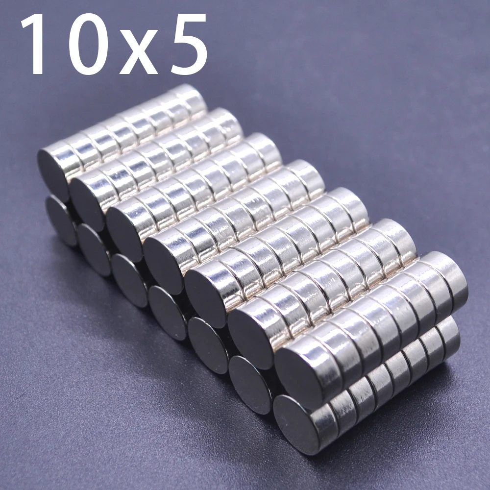 

10/20/50/500pcs 10x5 magnet 10x5mm Super strong sticking neo neodymium D10x5 magnets N35 D10x5mm, 10*5mm permanent magnet 10*5
