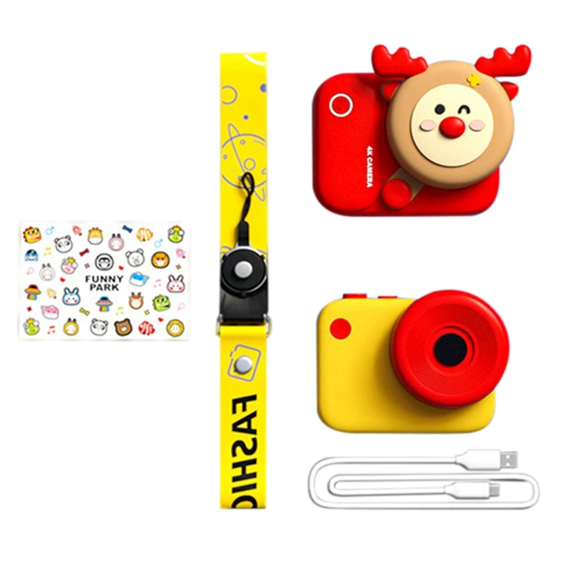 

Kids Camera Christmas Children Camera 8MP 1080P Digital Camera Dual Camera Kids Toys For Girl Boy Christmas Gift