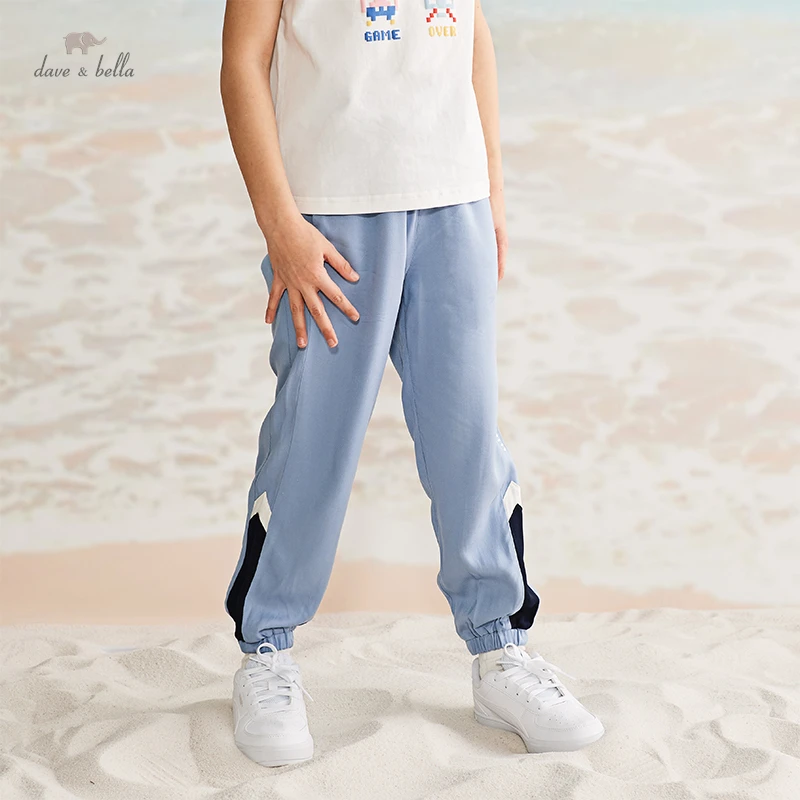 

DK2221805 dave bella summerkids 5Y-13Y baby boys fashion solid pants children long pants kids boys pants trousers