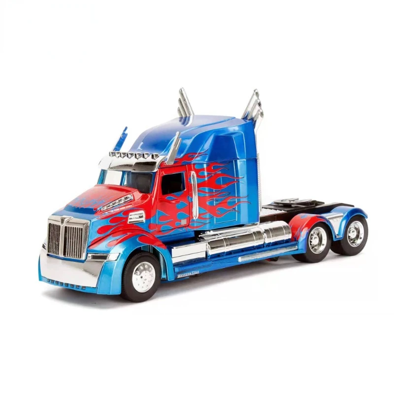 

Jada1:24 Transformers Optimus Prime Western Star 5700XE Phantom Diecast Metal Model Alloy Toy Car For Children Gift Collection