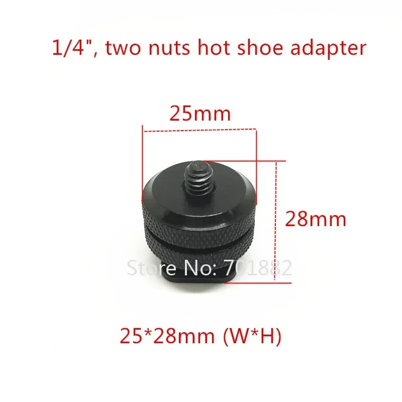 5/8 3/8 1/4 двойные гайки штатив винт к вспышке фотовспышка конвертер для DSLR SLR