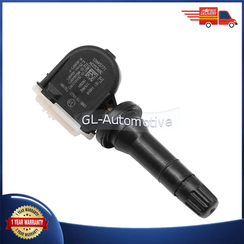 1/4 шт. 315 МГц Автомобильный датчик давления в шинах TPMS для Buick анклава GMC