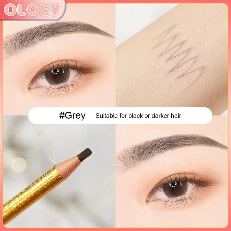 

Waterproof Eyebrow Pencil Sharpenable Extra Fine Laser Head Cosmetic Tool Sweat Resistant Long-lasting Eye Brow Makeup Cosmetic