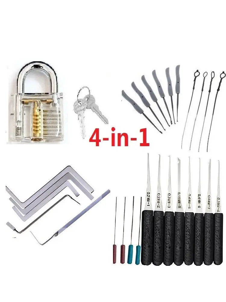

KLOM Broken Keys Removal Kit Set Locksmith Tools Taken The Broken Keys Easily Out Of Lock Locking Repair Tools Pack