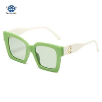 teenyoun 2022 new square sunglasses ins luxury brand fashion frame colorful sun glasses fashion punk square glasses women