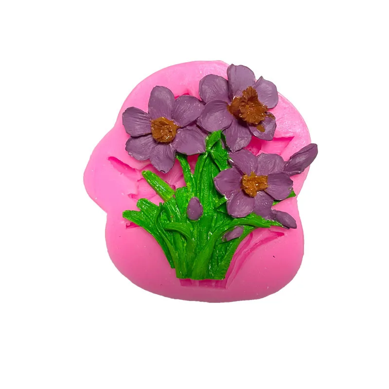 

Orchid Moldling Flower Shape Silicone Mold Fondant Chocolate Candy Mould Mousse Cake Decoration Donut Tools Clay Gumpaste Mold