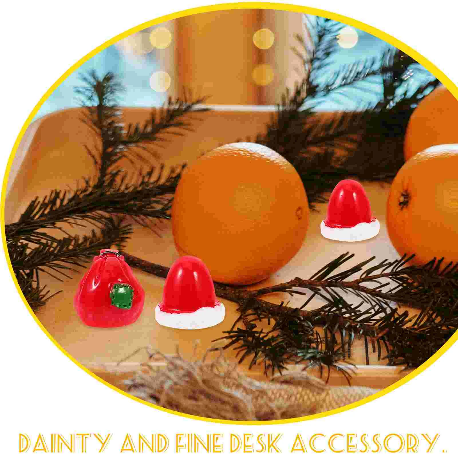 Рождественские маленькие фигурки украшения изделия из смолы оленей