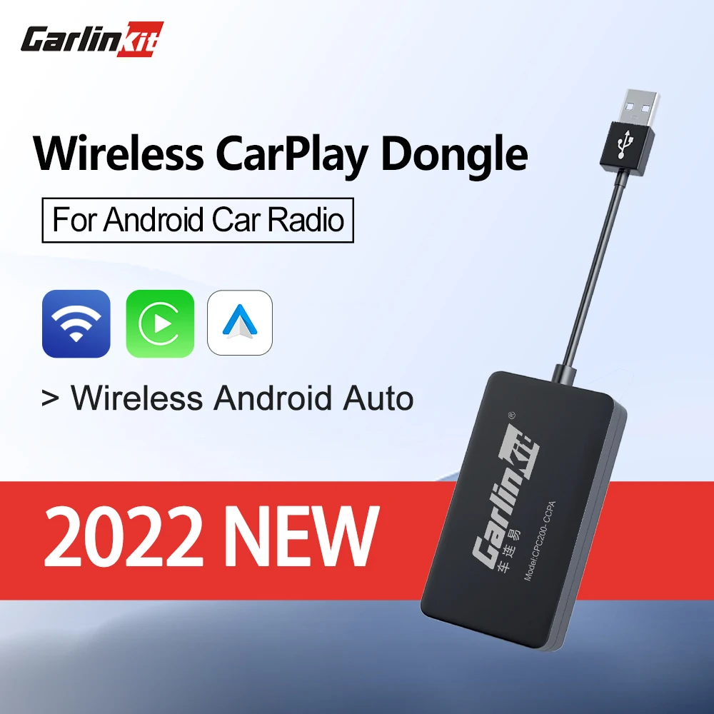 

Автомобильный Переходник USB, CarlinKit для ремонта автомобильного радиоприемника Android, беспроводной, Apple CarPlay, отображение экрана, Карты Google