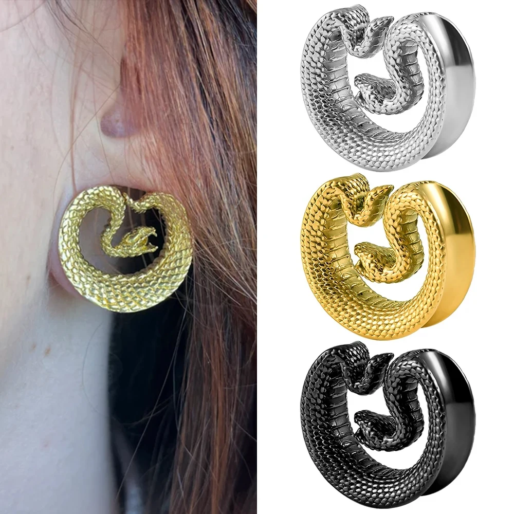 2 шт. затычки для ушей из нержавеющей стали