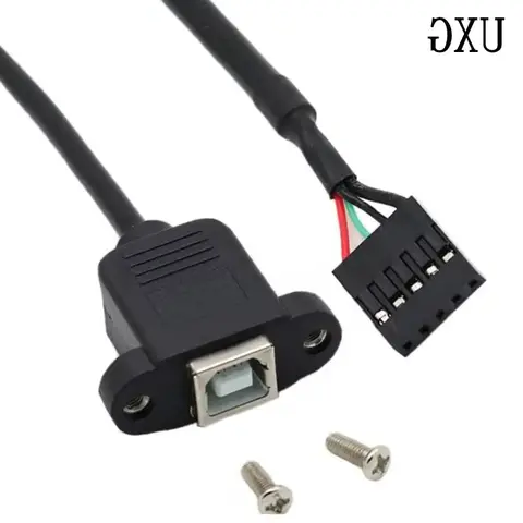 1 шт., разъем USB 2,0 типа B для принтера, 25 см, 50 см