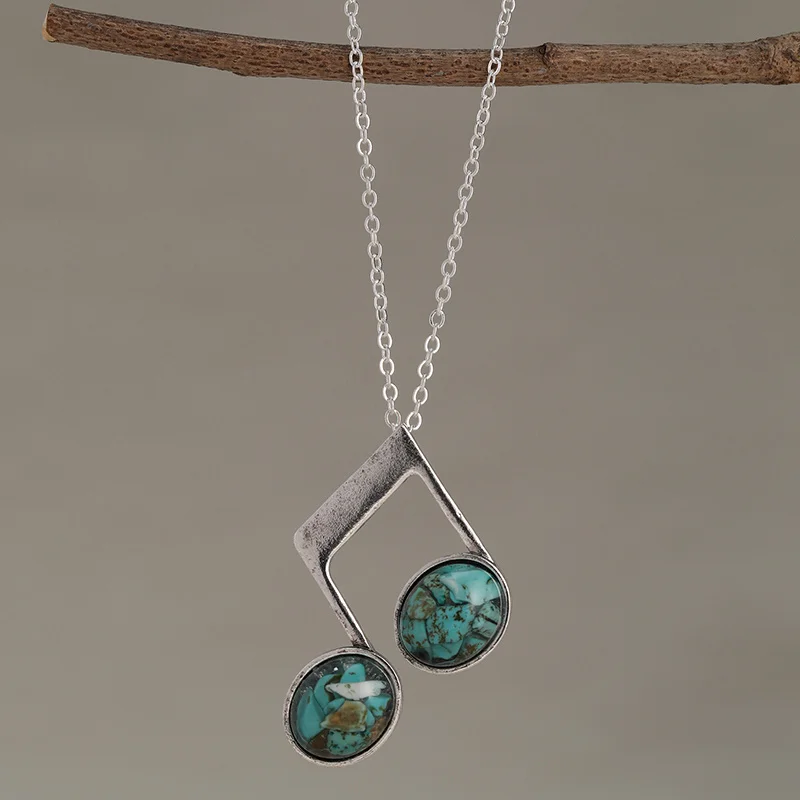 Элегантное ожерелье с восемью нотами Bi Luo Yue съемный кулон ювелирные изделия для