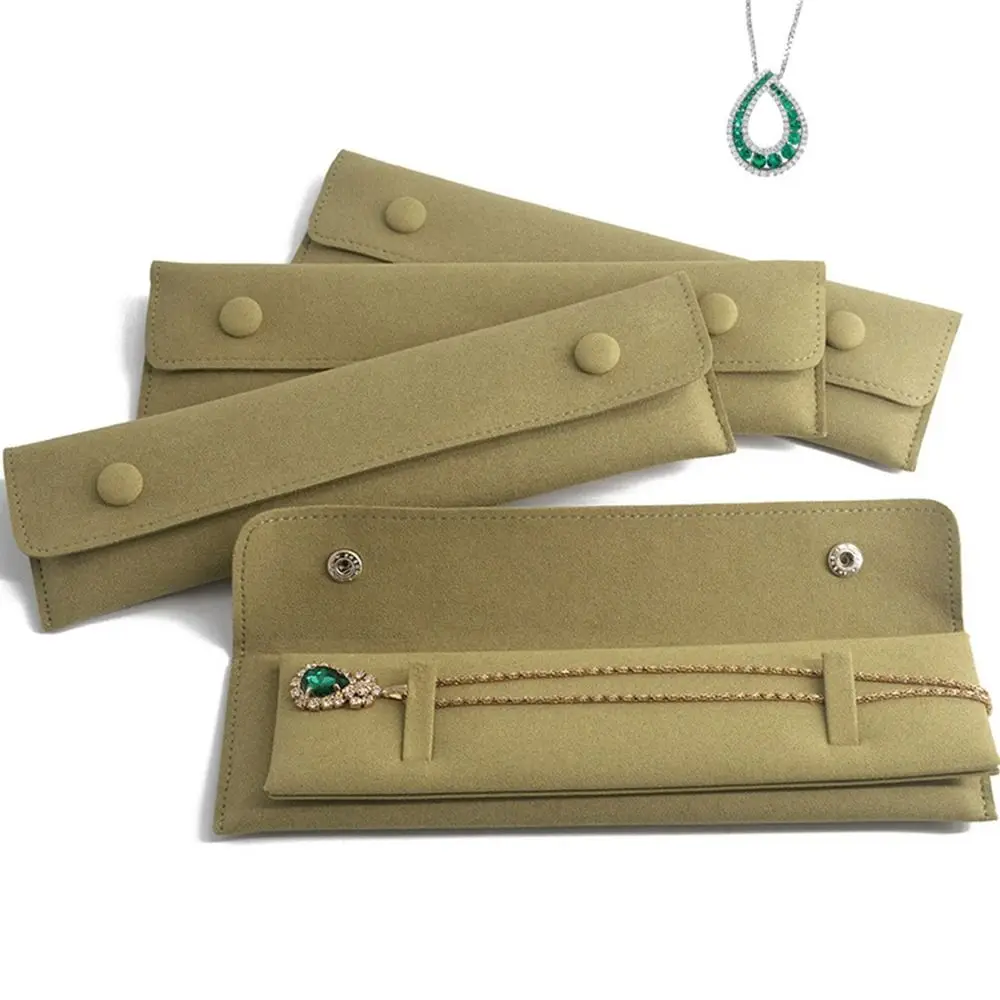 

New Microfiber Portable Gift Bracelet Bag Jewelry Bag Storage Pouch Packaging Bag