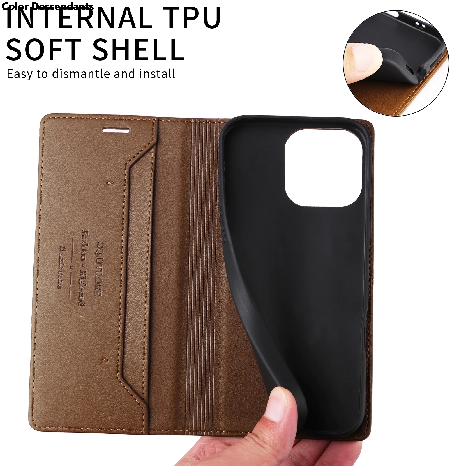 Чехол Realme 12 Pro Plus для OPPO + кожаный магнитный чехол Realme12 5G телефона с