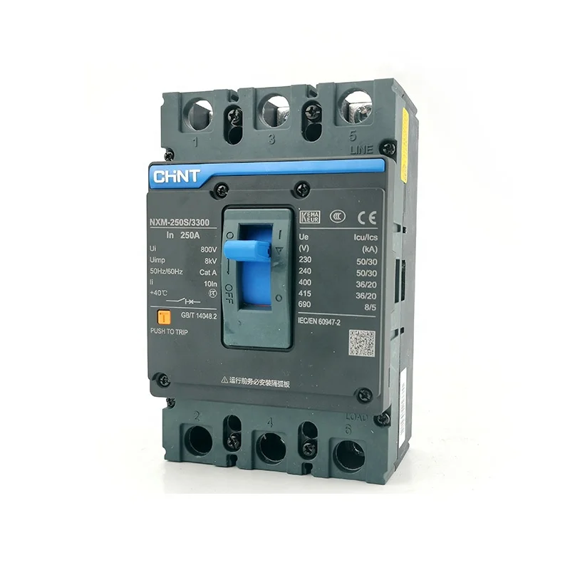 

Chint MCCB English version CE certified NXM-800S/3300 800A molded case circuit breaker 3P 800A molded case circuit breaker