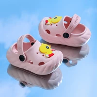 new summer baby sandals for girls boys children shoes slippers soft anti skid cute animal hole shoes toddlers kids beach sandals