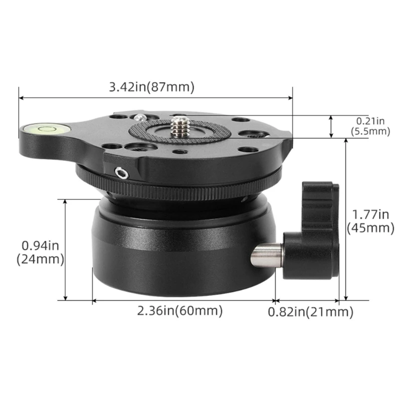 

Штативы монопод Выравнивающий базовый уровень горизонтальный Профессиональный полусферический для аэрофотосъемки для DSLR-камеры DXAC