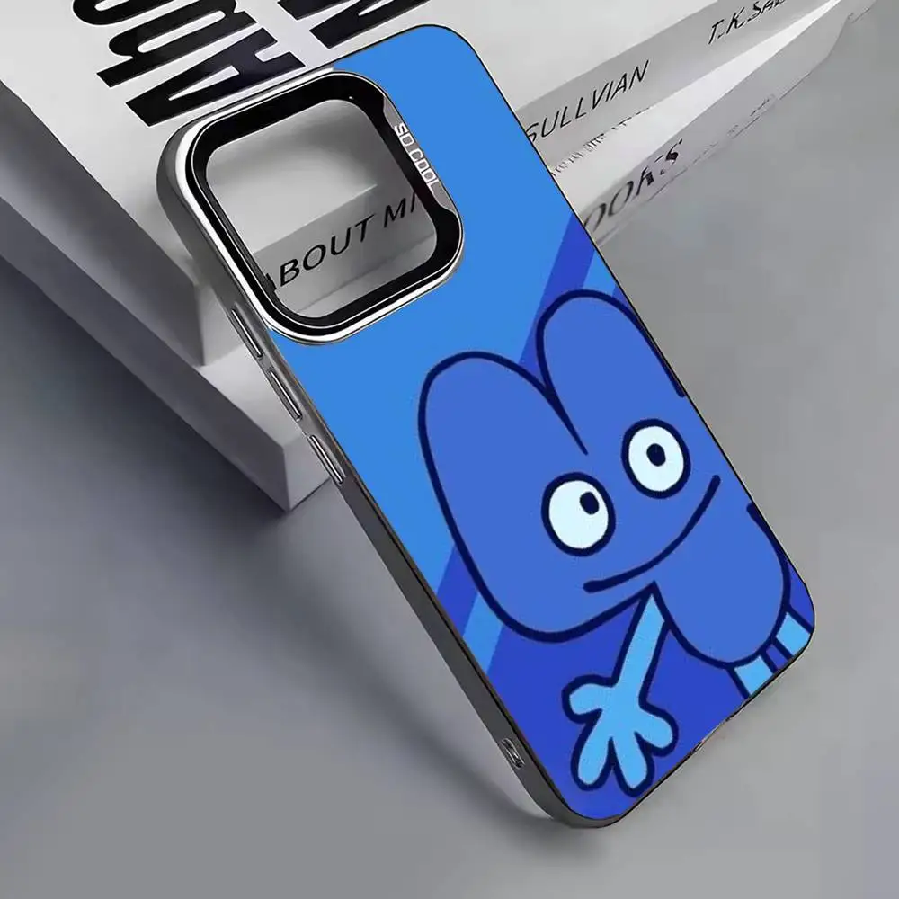 Фото Мультяшный чехол B-Bfdi B-Battle для iPhone 17, 16, 15, 14, 13, 12, 11 Plus, Pro Max, XS, цветной серебристый чехол-накладка для телефона №4