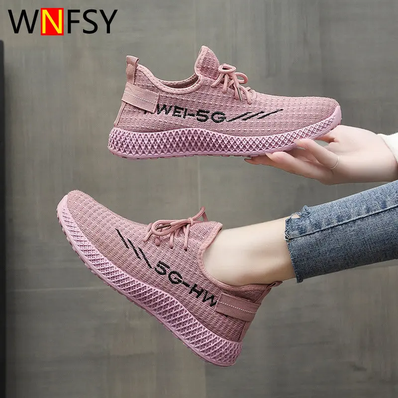 

Women Casual Shoes Women Knit Lightweight Sneakers Womens Sport Shoes Comfortable Breathable Sneaker Tennis Zapatillas De Mujer