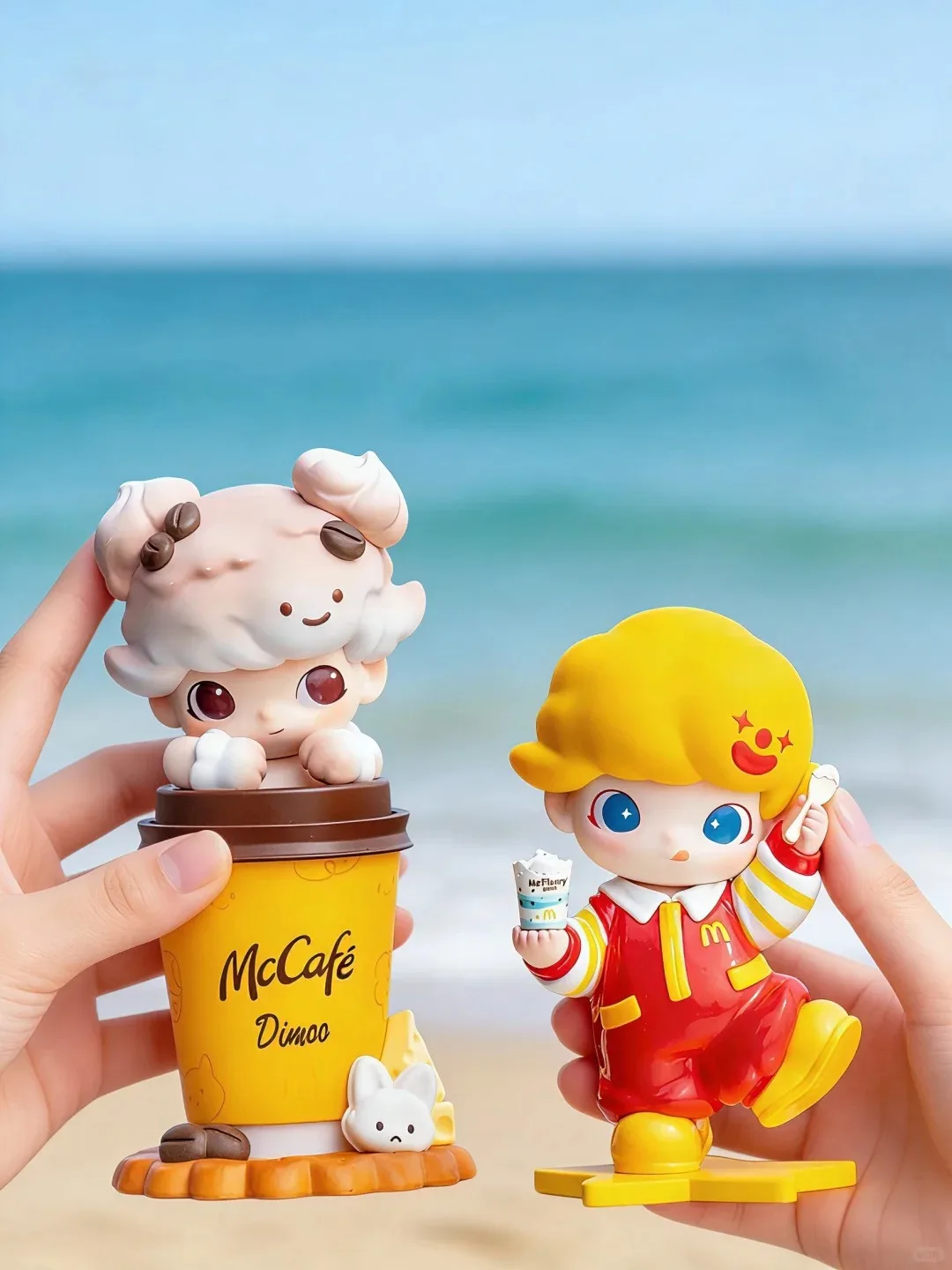 Фото POP Mart DIMOO McDonald's Co Branded Series Blind Box: Коллекционная серия игрушек-сюрпризов для совместной коллаборации, милые и интересные игрушки, подарок №2