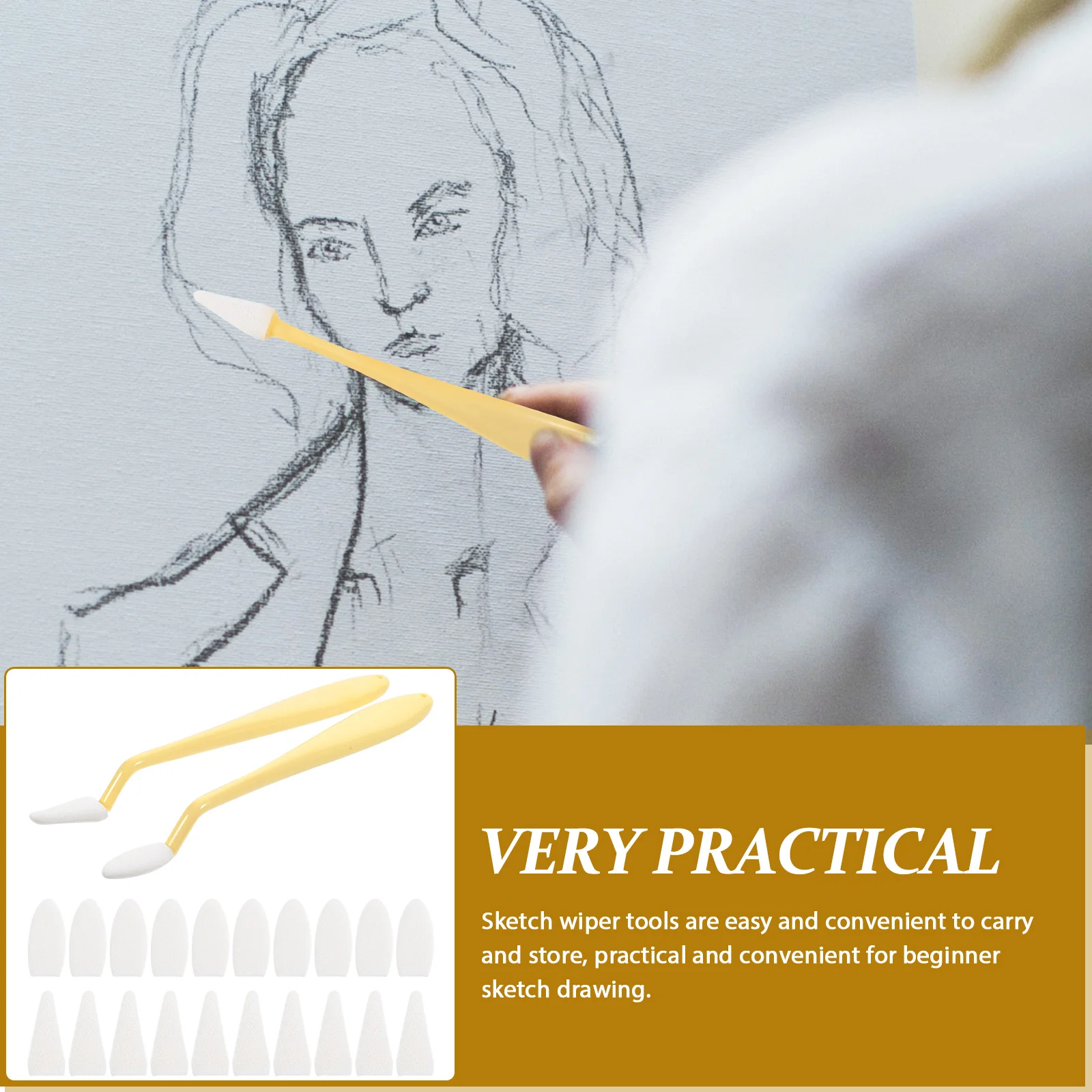 Инструменты для рисования блендера ластик эскизов мазок 1 набор специальных