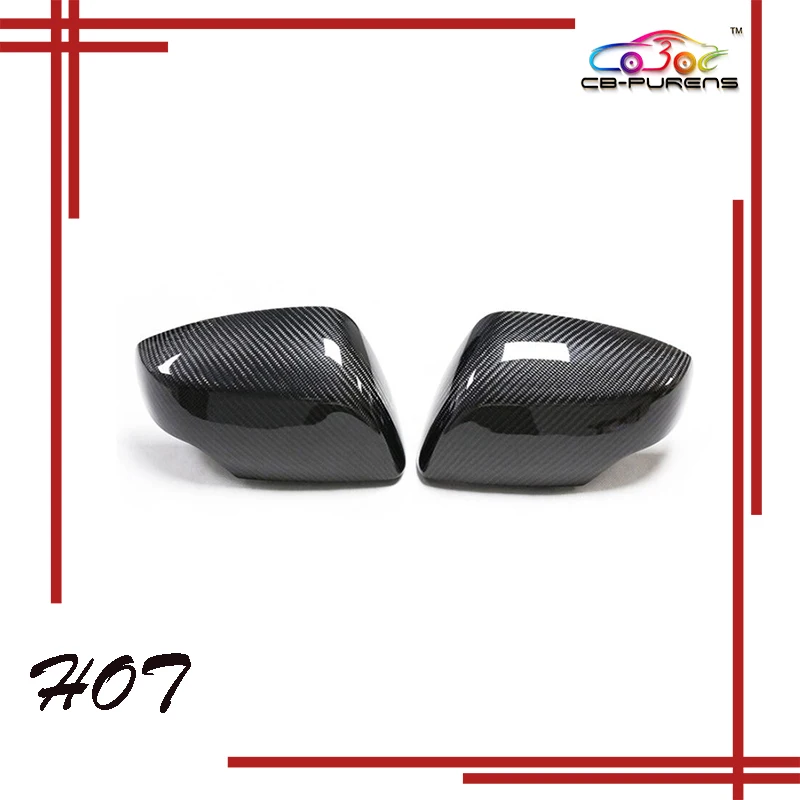 Car Side Caps For Subaru 14-17 XV 13-17 Legacy 13-18 Forester 12-16 Outback Add On/Replacement Style Carbon Fiber Mirror Cover