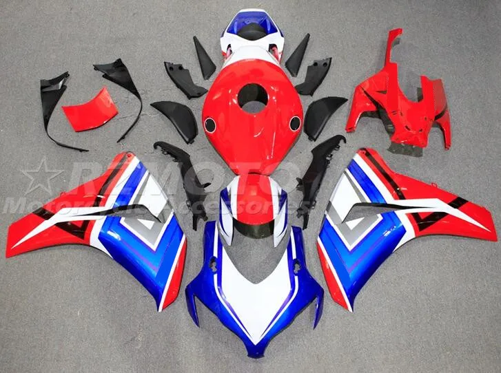 

New ABS JP Motorcycle Fairings Kit Fit For HONDA CBR1000RR 08 09 10 11 2008 2009 2010 2011 Bodywork Set Blue Red