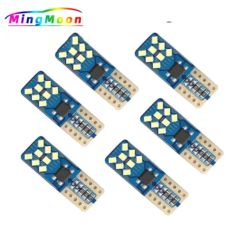 

500 шт. DC 12 В Canbus W5W автомобисветильник освещение габаритные огни T10 2016 16SMD светодиодные лампы без ошибок сигнал багажника 194 Белый светодиодный льный светодиодный свет