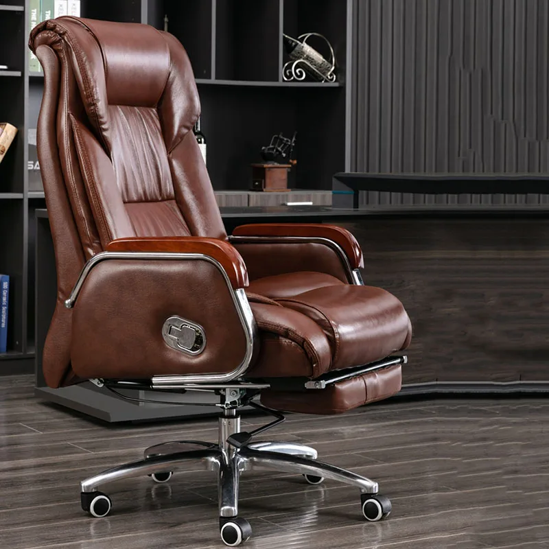 

Офисные стулья, классическое кожаное модное компьютерное кресло, игровое кресло для отдыха на компьютере