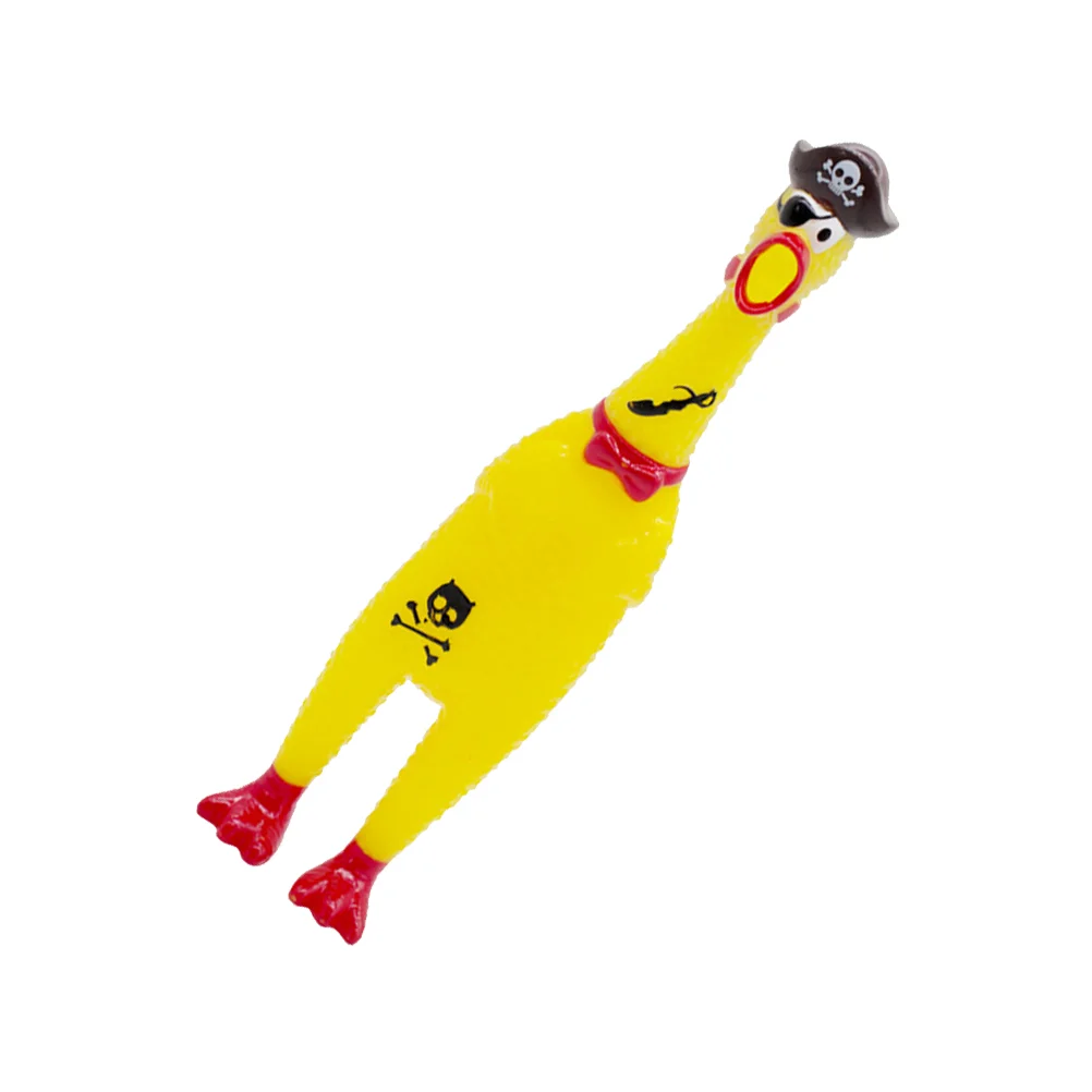 

Screaming Chicken Unique Squeeze Party Prank Toys Playthings Interactive Chew Puppies