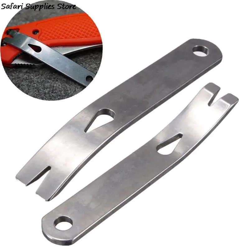 

New Stainless Steel Multi-function Lever Crank-shaped Blade Screws Winding EDC Pocket Tool Outdoor Camping EDC Gear