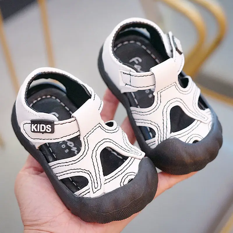 

Toddler Girl Sandals 2022 Summer New Baby Fashion Sandals Baby Indoor Soft Soled Walking Shoes Hollow Breathable Casual Shoes