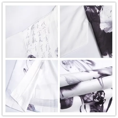 Loungewear Men Kimono Robe Chinese Thin Casual 3/4 Cardigan Lingerie Shirts Coat Bathrobe Summer New Home Clothes M-XXL