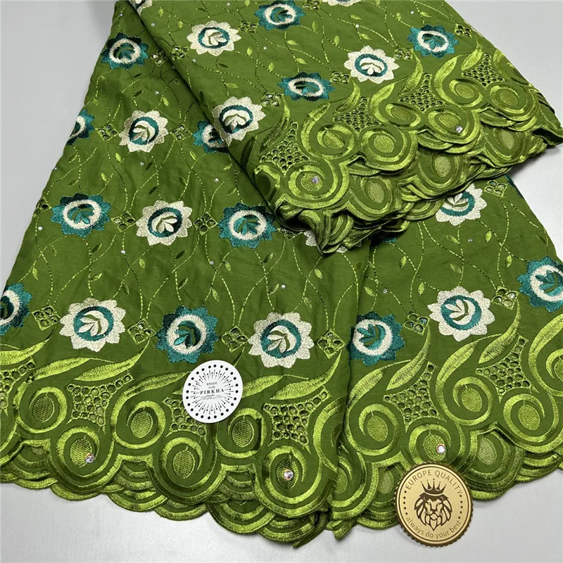100% хлопчатобумажная кружевная ткань высокого качества африканская швейцарская