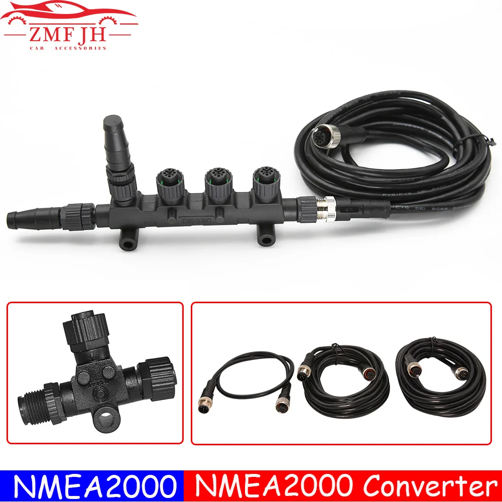 NMEA2000 Adapter Connector NMEA 2000 Cables 0.5m 3M 4m Length Wiring Sockets Multifunction Converter CX5005 NMEA2000 Adapters