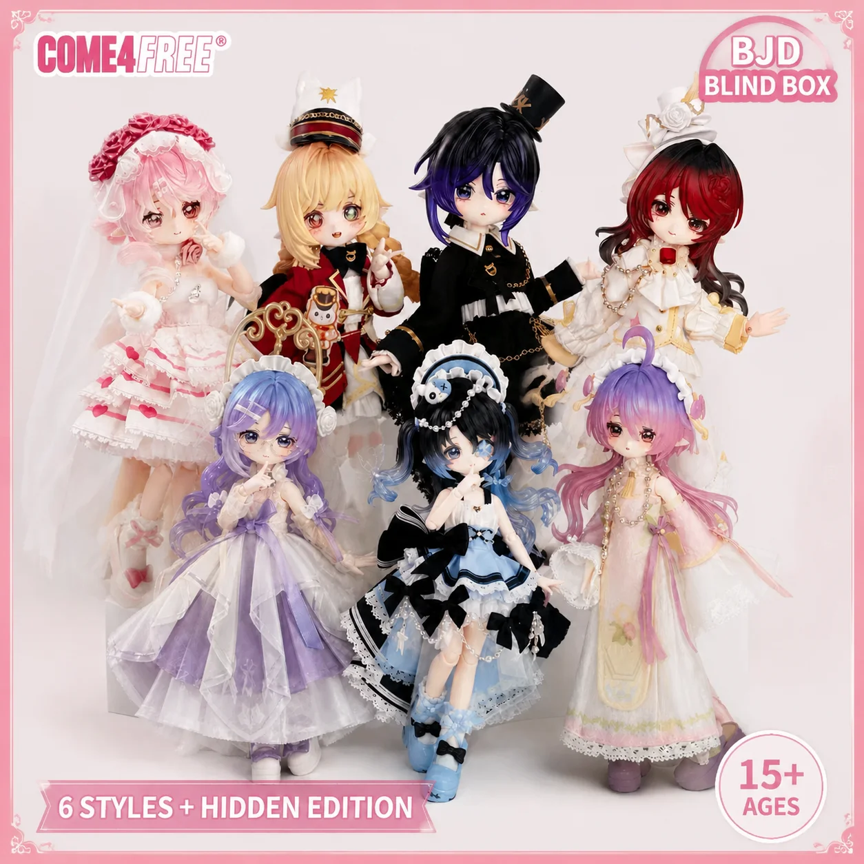 Фото 2026 Оригинальная COME4FREE Mitian Obi Island Dreamland 1/12 BJD Сюрприз-бокс Шарнирная кукла Кавайный подарок для украшения рабочего стола №2