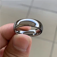 high quality tungsten carbide ring wedding engagement ring for men women domed band polished shiny comfort fit 8642mm