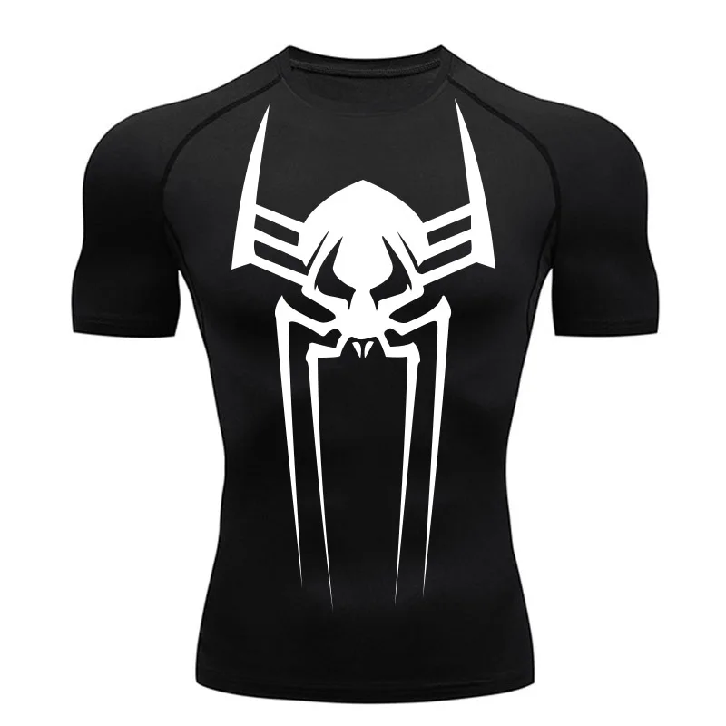 

Men Running T Shirt Short Compression Fitness Shirt Top Sport Quick Dry Long Bodybuilding Second Skin Gym Workout Clothing 2099