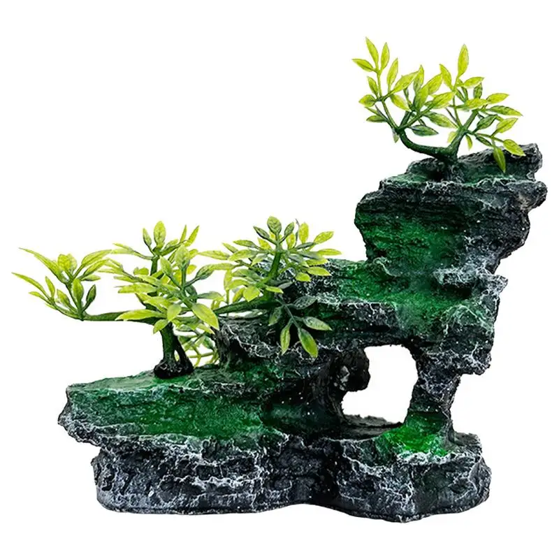 Искусственные камни для украшения аквариума