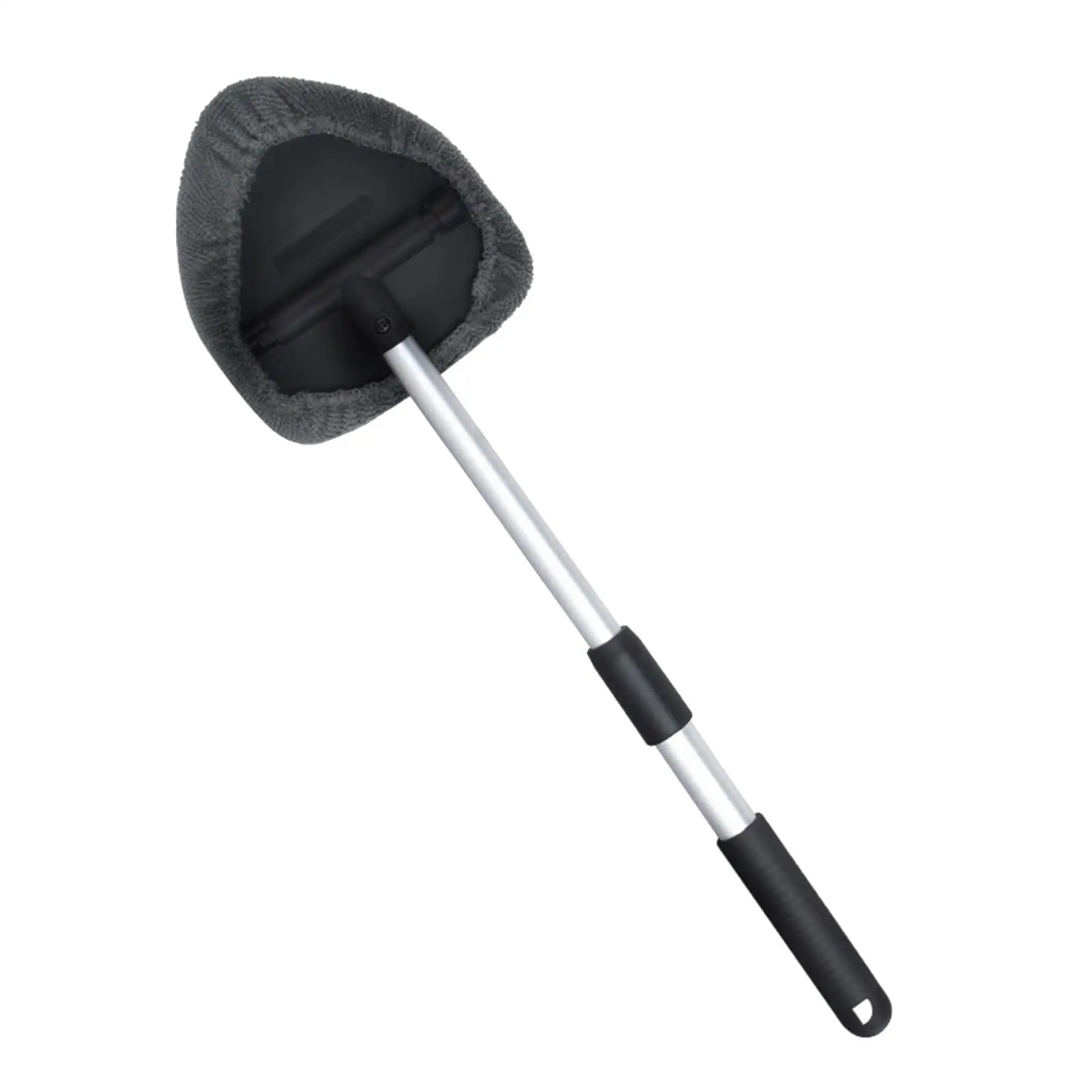 

Windshield Cleaner Brush, Microfiber Cloth Reusable Anti Fog Extendable Aluminum Handle Wiper, Fits for