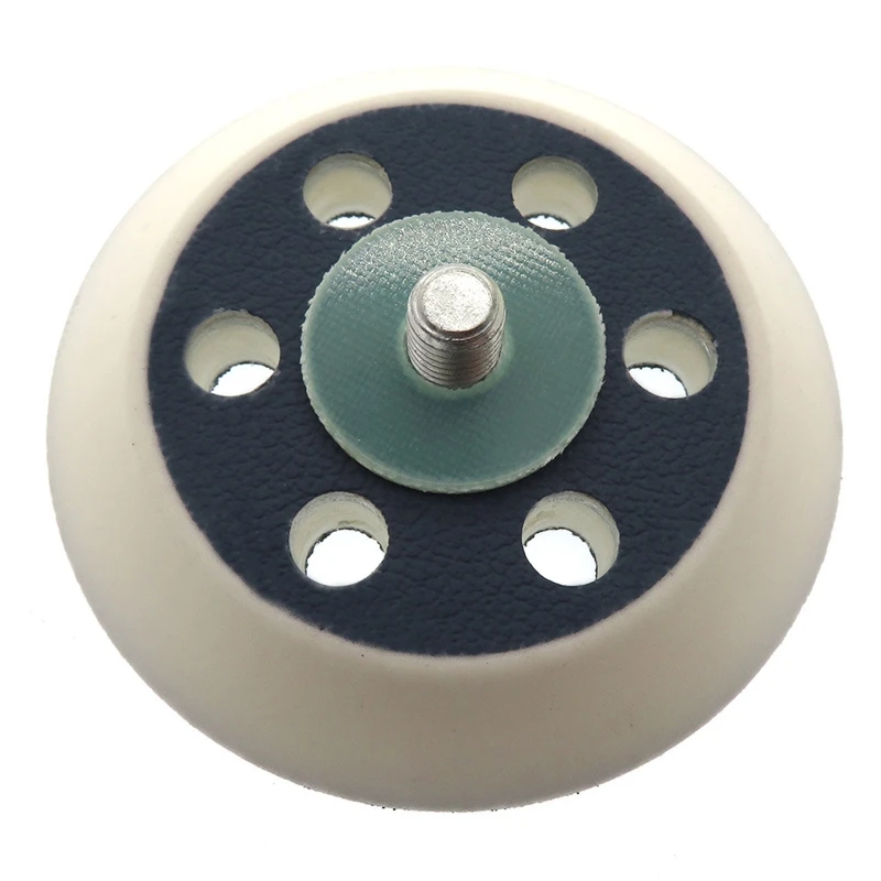 

M17D Heavy Duty Grinding Wheels 3 Inch 6 Holes Hook and Loop Sandpaper Round for Car Paint Wood Metal Grinding and Polishing