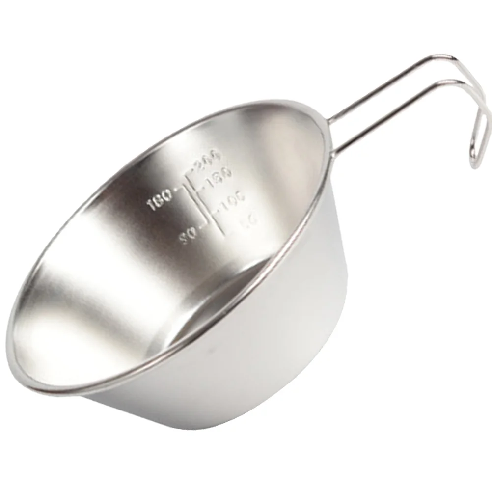 

Bowl Cup Watermakgeolli Camping Stainless Steel Small Salad Reusable Compact Multi Function Outdoor Convenient Accessory Supply