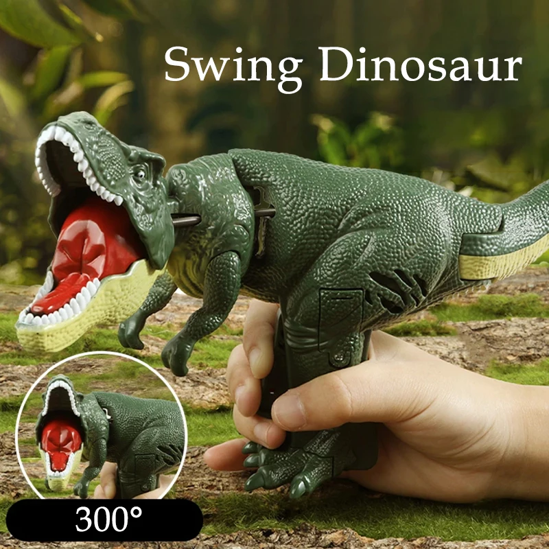 

Спиннинг-динозавр, игрушки-антистресс, динозавр T-rex, Ручной Телескопический весенний Спиннер, динозавр, детские рождественские подарки