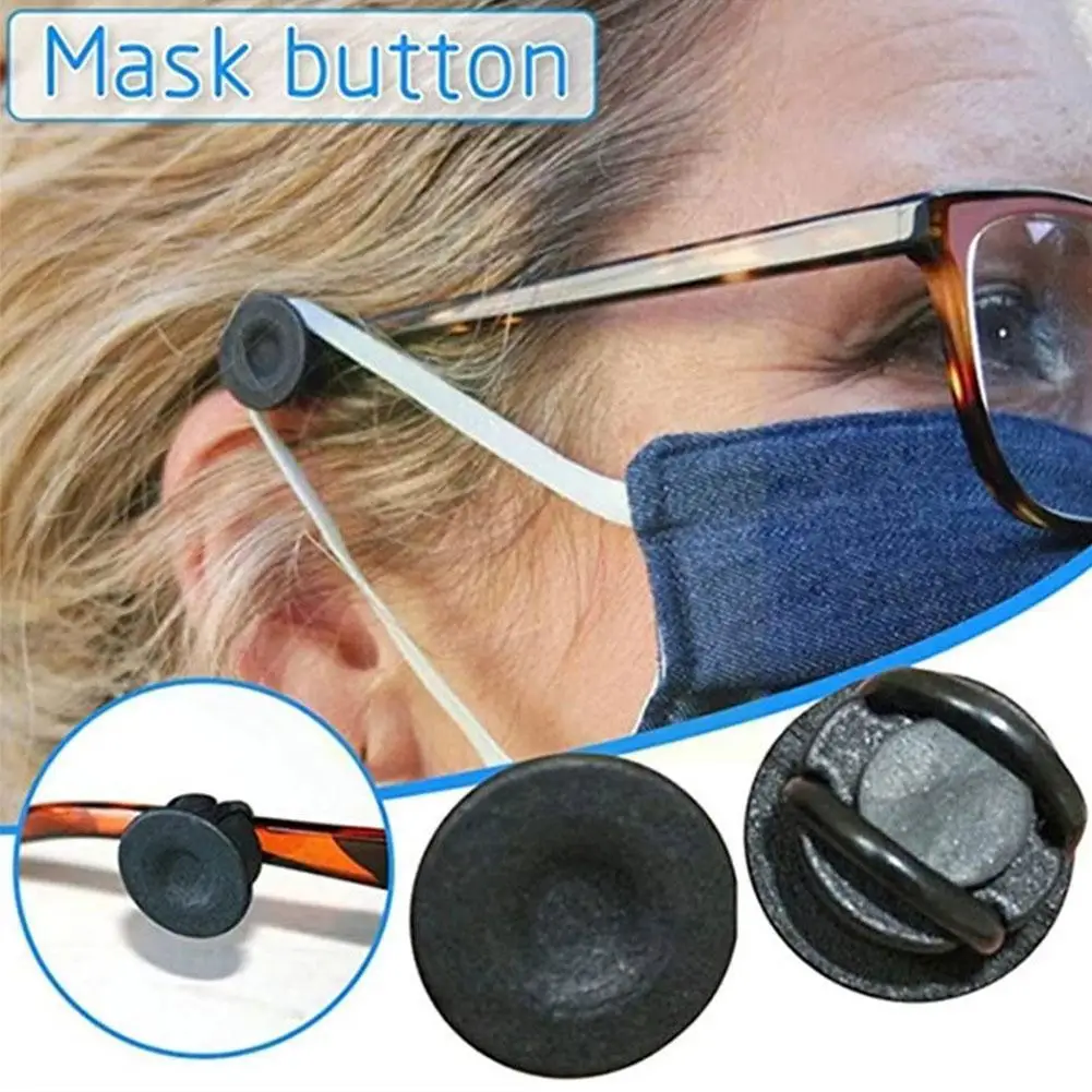 

Регулируемый силиконовый ушной крючок для маски, 1 пара, цепочка для очков, силиконовое резиновое кольцо-соединитель, удлинитель ремешка дл...