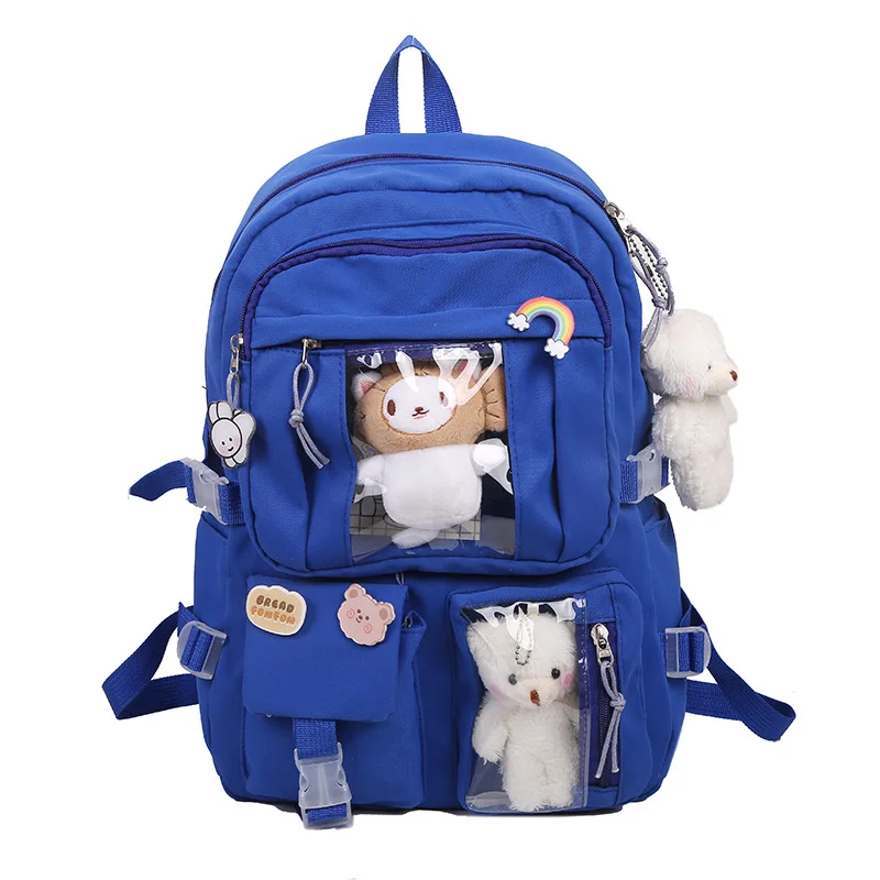 Japanese High School Girls Backpack School Bags For Teenage Girls Multi Pockets New Kawaii Backpack Women Harajuku Cute Mochila