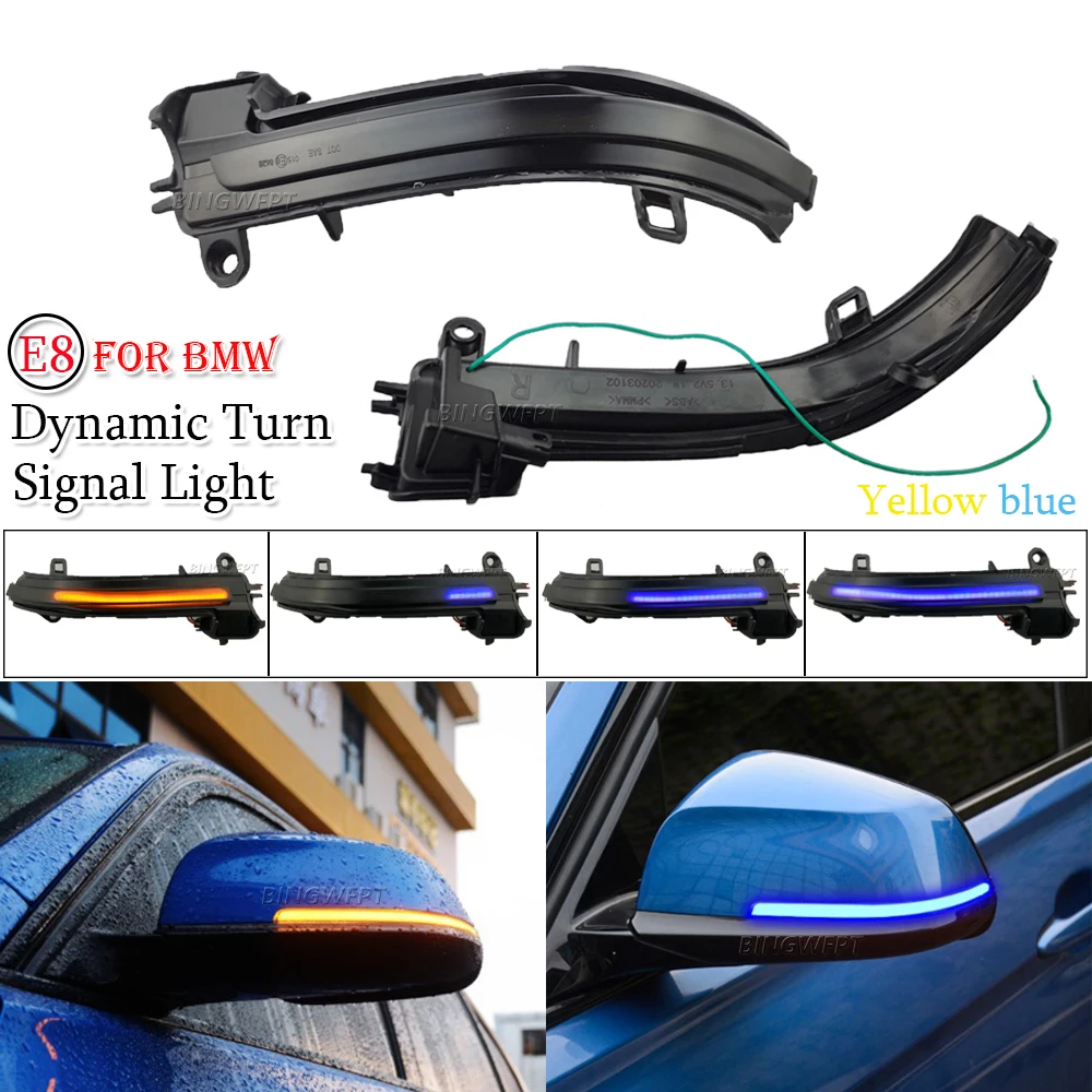 

Для BMW 1 2 3 4 серии F20 F21 F22 F23 F30 F31 F32 F33 F34 X1 E84 i3 светодиодный динамический поворотный сигнал боковое зеркало последовасветильник
