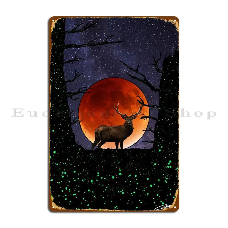 

Spirit Of The Forest Metal Sign Club Mural Wall Plaque Wall Decor Printed Tin Sign Poster