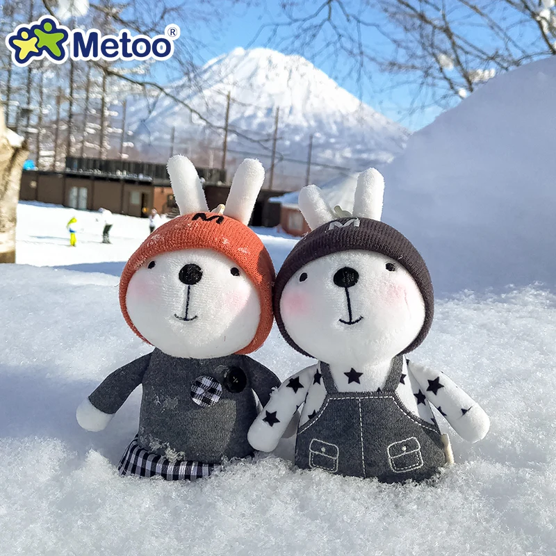 

17CM New Arrival Q version Metoo Plush Doll Plush Toy Plush Toy Rabbit pendant Handbag&Backpack Pendant KeychainBirthday Gift