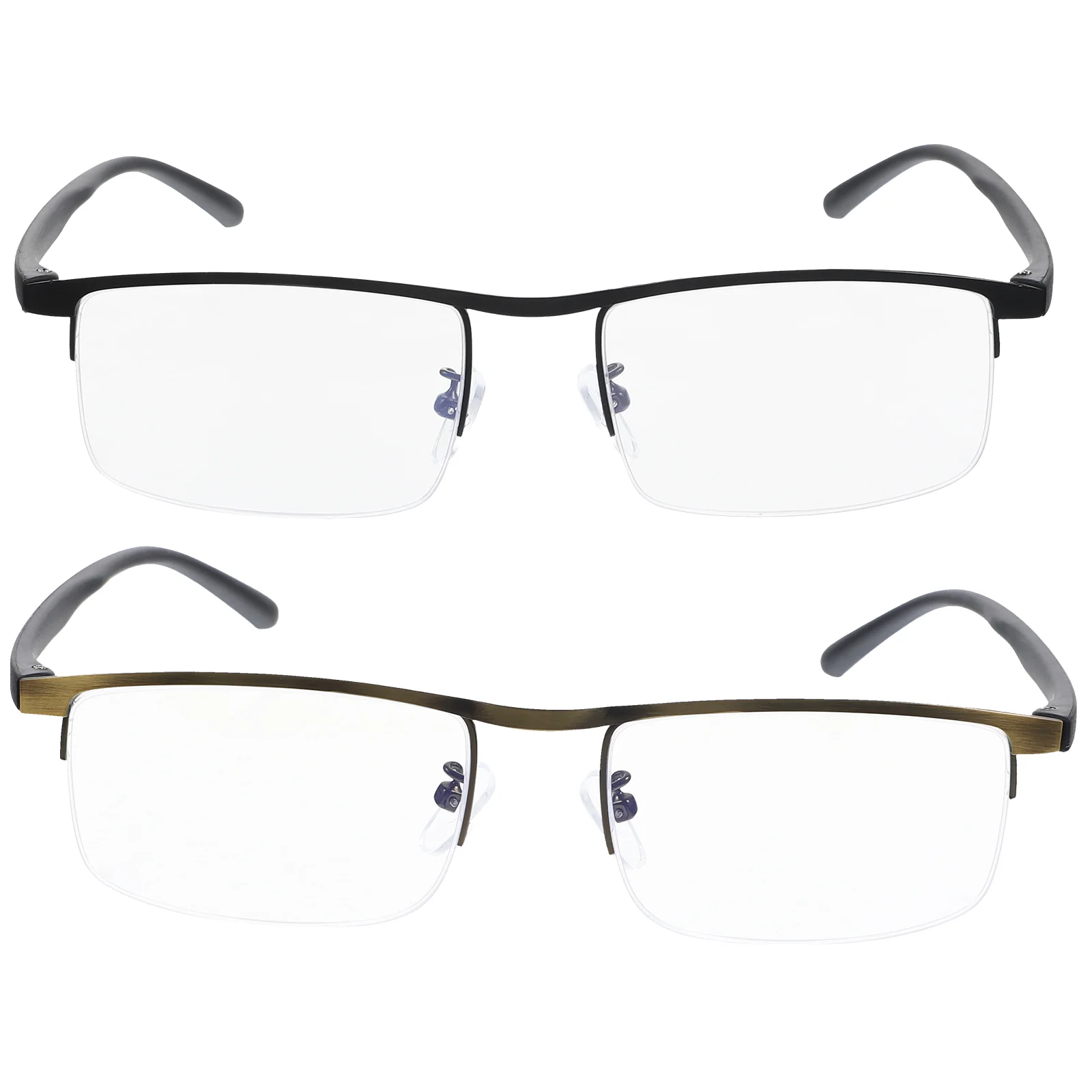 

2 Pcs Reader Glasses Reading Men Magnifying Professional Eyeglass Elderly Presbyopic Convenient Mirror Fashion