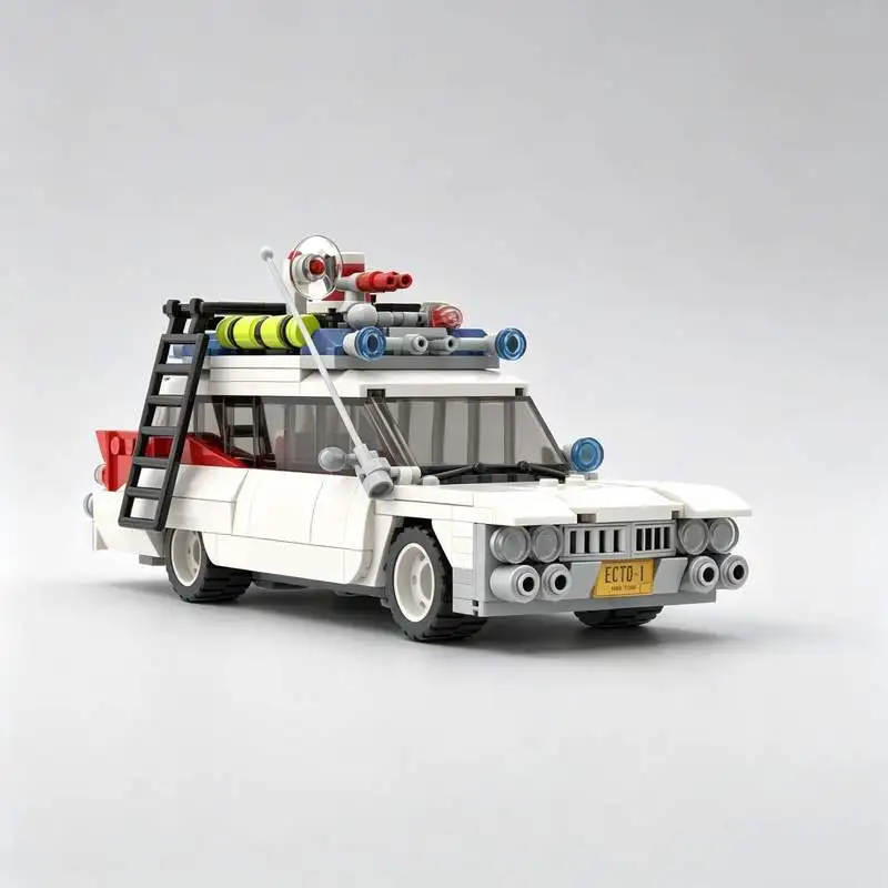 Фото Конструктор MOC «Скорая помощь: Сверхъестественная машина реагирования» (412 деталей), архитектурная модель, развивающая игрушка для сборки, коллекционный подарок №5